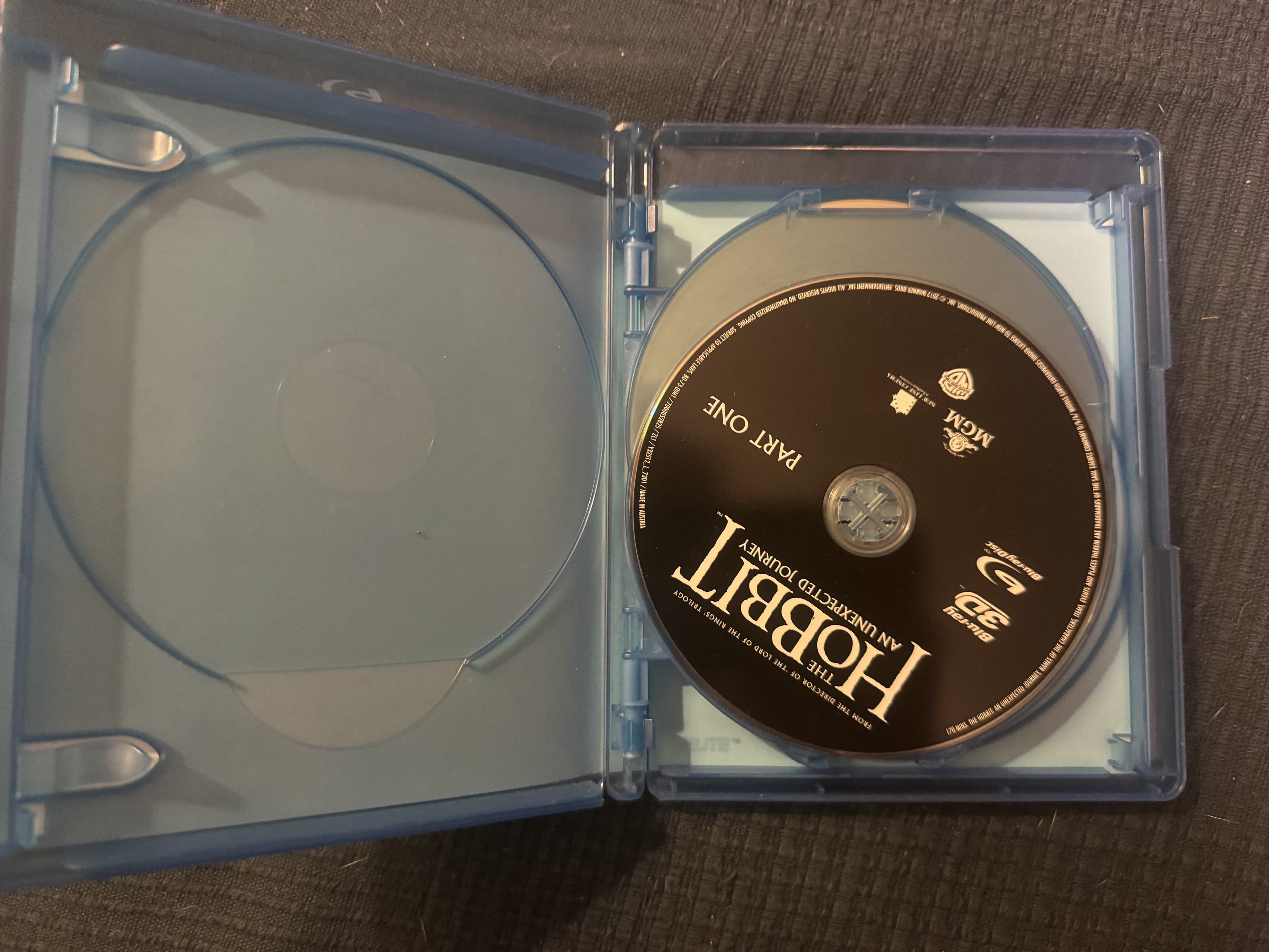 BluRay Hobbit 3D angielski + krakje skandynawskie)