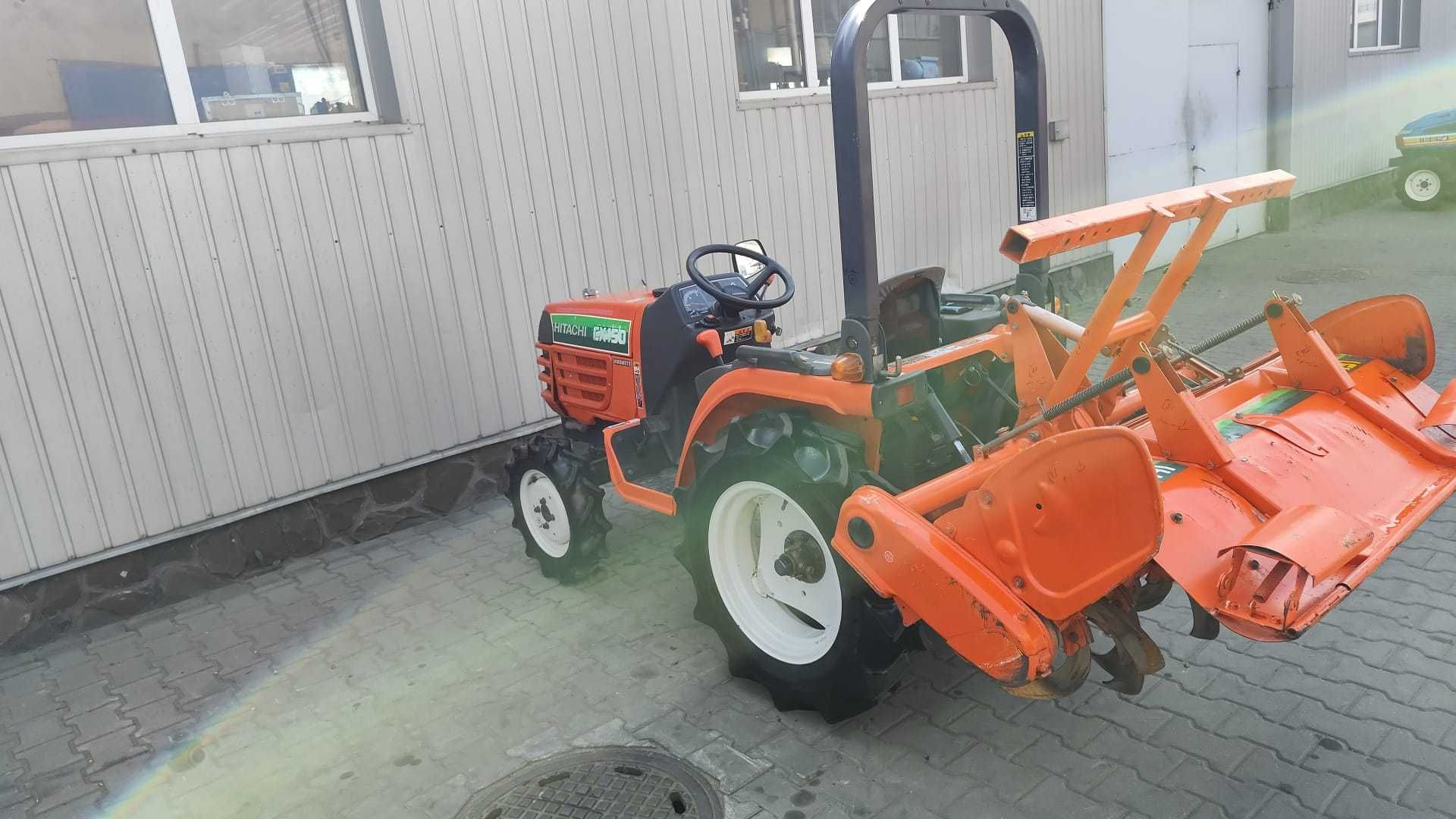 Japoński traktorek Hinomoto CX150  z glebogryzarką 4x4 15 km