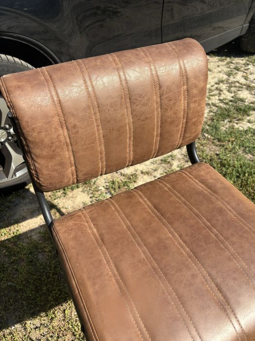 Барний стілець Halmar H-88 з регулюванням висоти коричневий, еко-шкіра