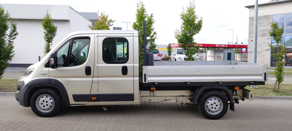 Fiat Ducato Skrzyniowy/podwójna kabina/7-osobowy/Doka/klima/