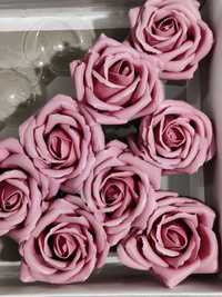 Rosas de Sabonete para Decorações Florais pk 4 un