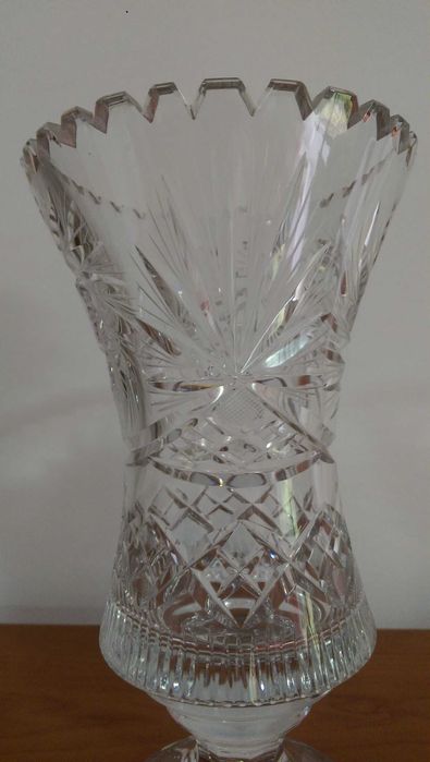 Jarra antiga em cristal de qualidade superior  27 cm A. Oportunidade .