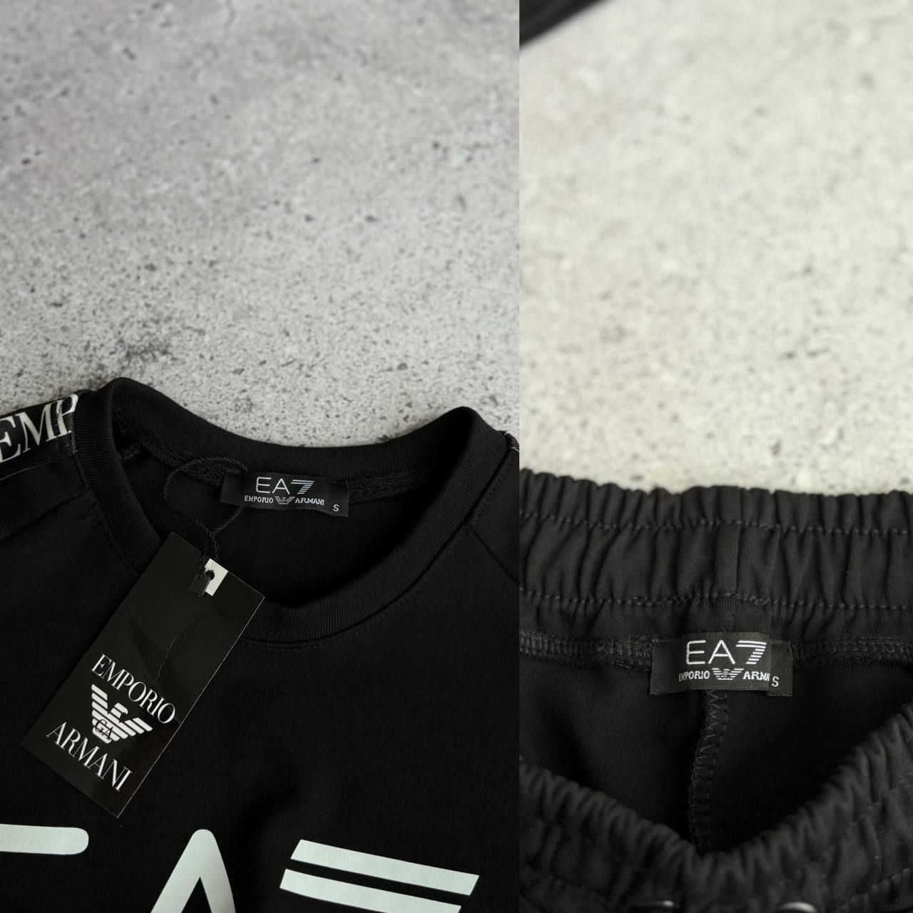 Emporio Armani A7 | Чоловічий комплект: футболка + шорти | Premium