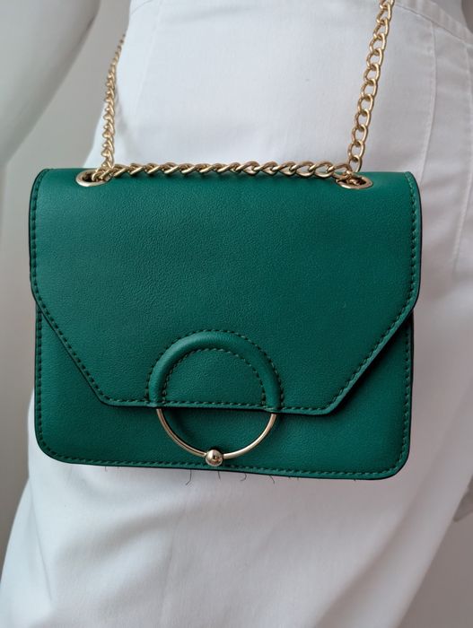 Torebka wizytowa zielona ASOS