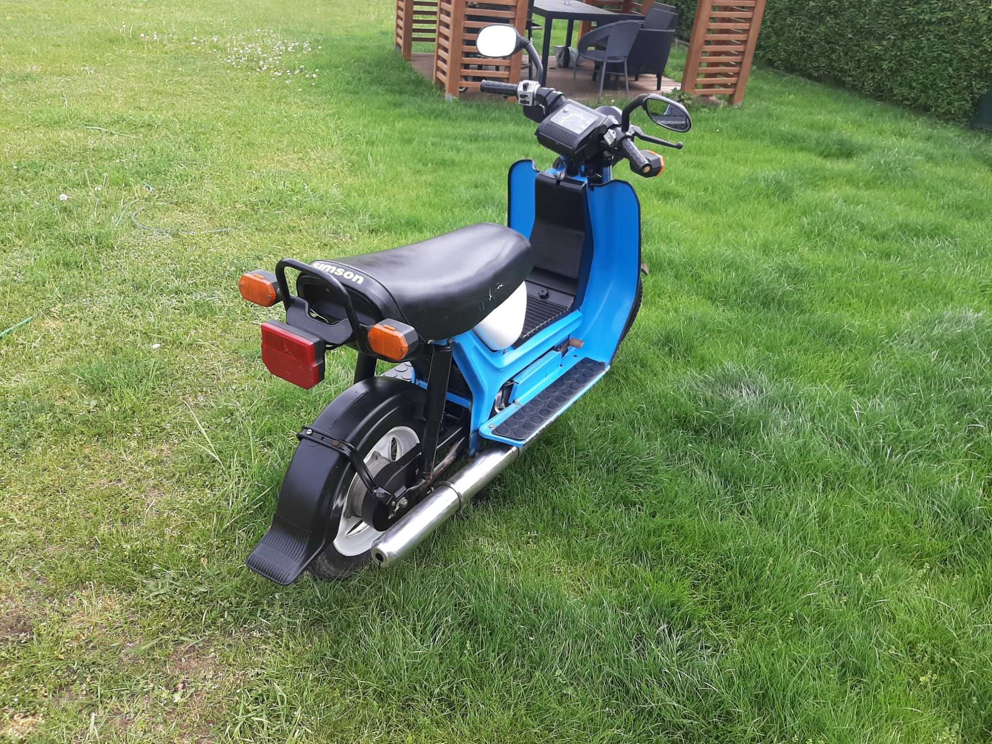 Motorower Simson Super stan w oryginale 9 tyś km przebiegu