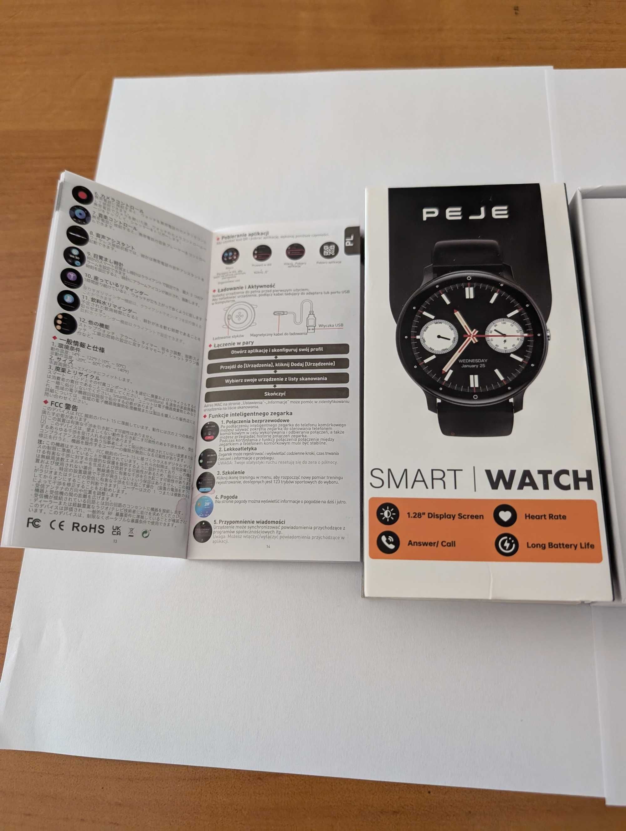 Smartwatch Peje nowy