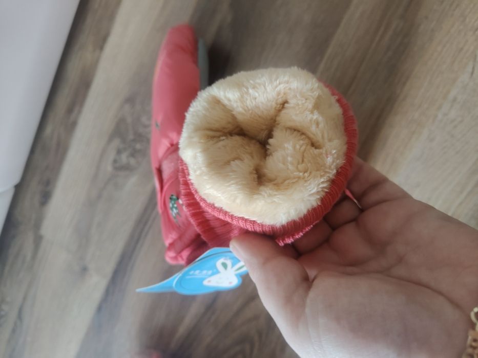 Rękawiczki dla dziewczynki ciepłe wodoodporne