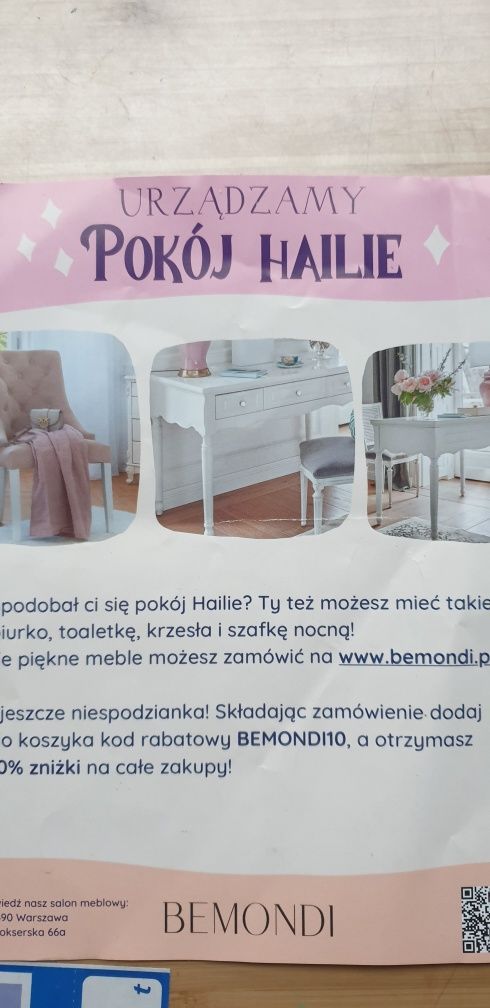 LIMITOWANA Ulotka z pokoju Hailie Monet (urządzamy pokój Hailie)