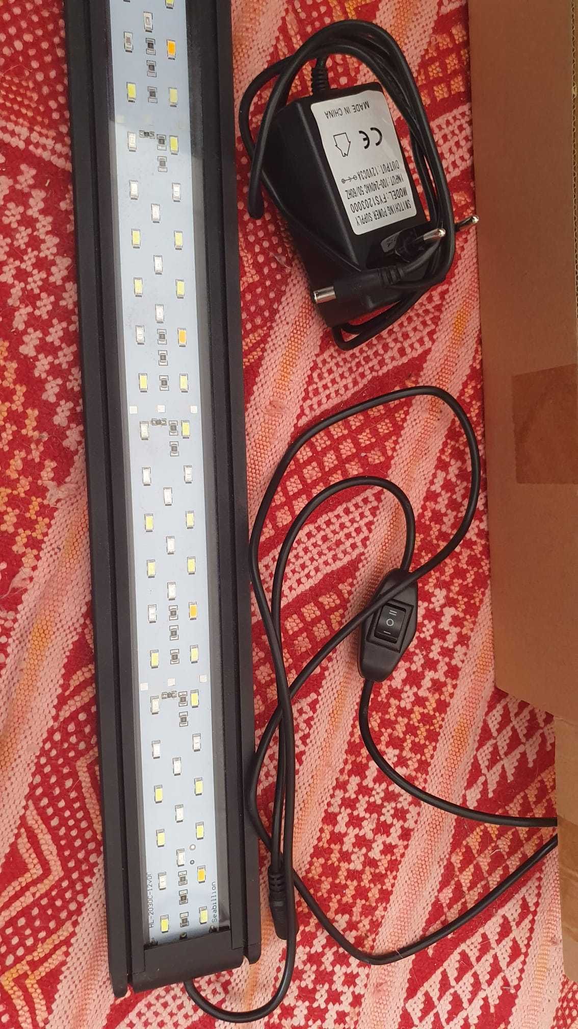 Calha LED para aquários PP-3060B PETERPETS (NOVA)