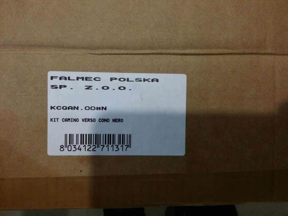 Komin obudowa czarna do Falmec Flipper i innych