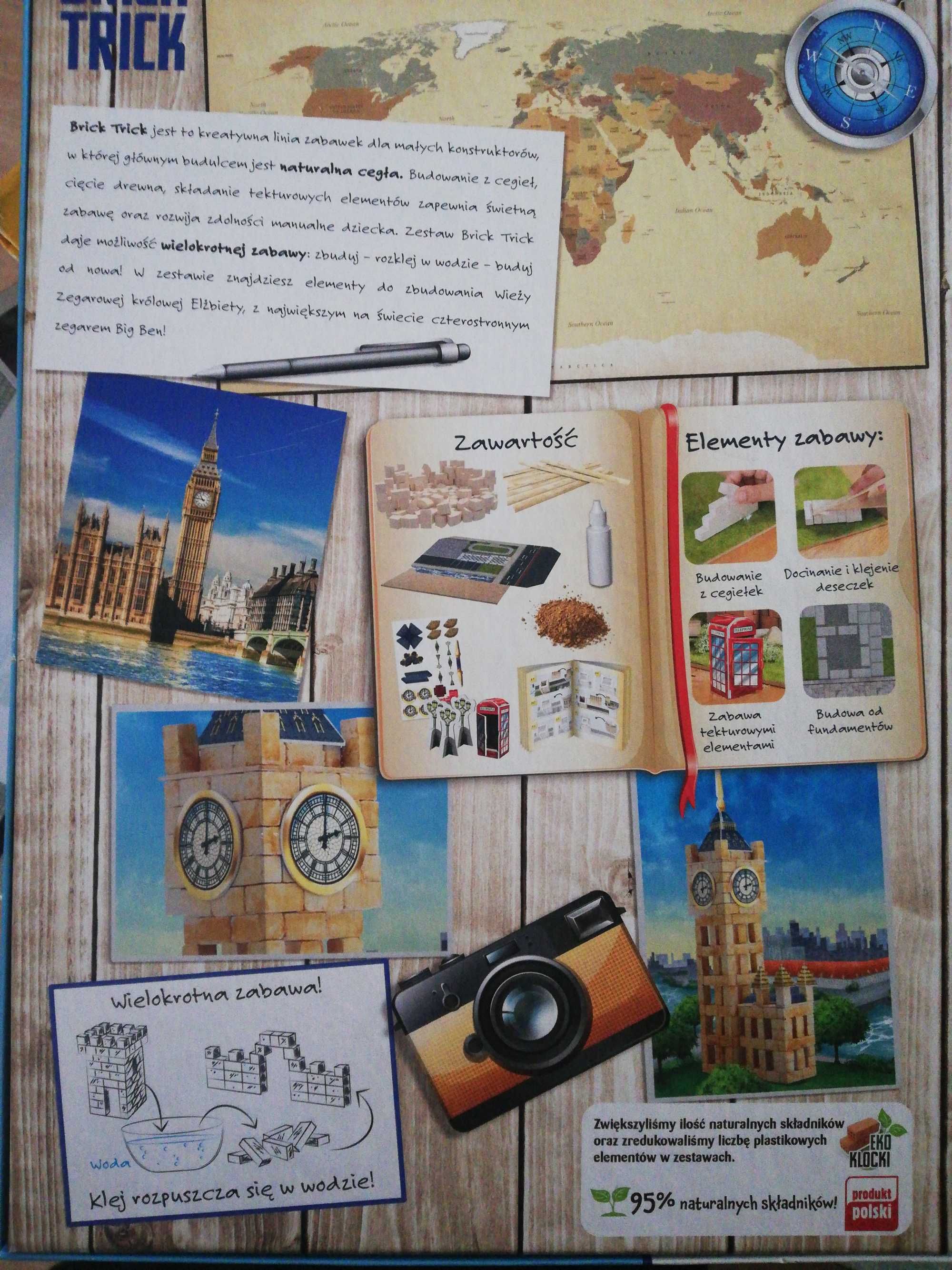Brick Trick buduj z cegly wieża big ben