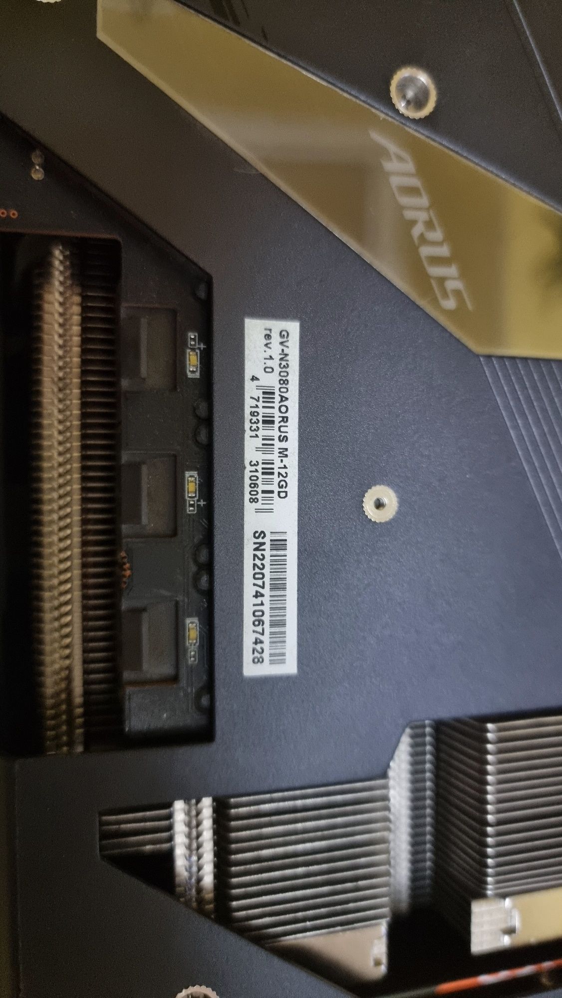 RTX3080 12Gb Aorus