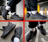 Кроссовки Adidas Yeezy Boost 350 v2 Black Non-Reflective 36-46 адидас
