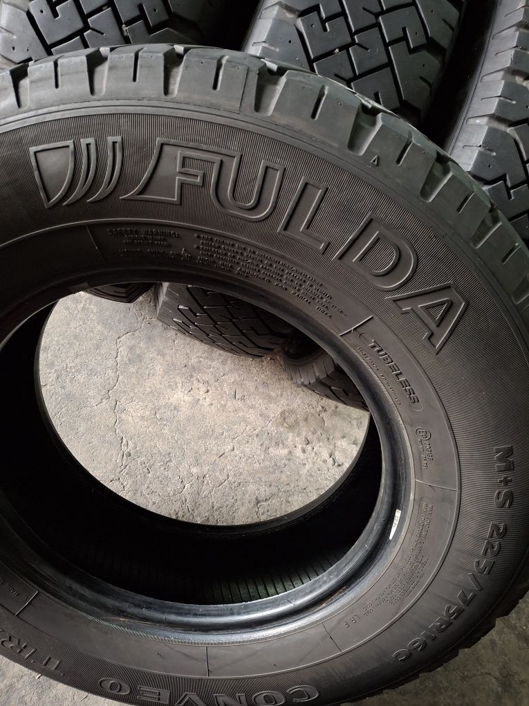 Літні шини б/у 225/75 R16C 121/120M Fulda ConveoTrans (склад з європи)