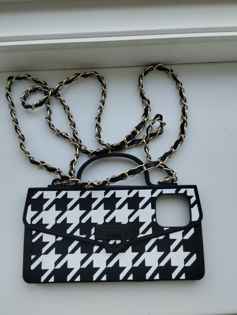 Силіконовий чохол із ремінцем Claire's Houndstooth для iPhone 12 Pro