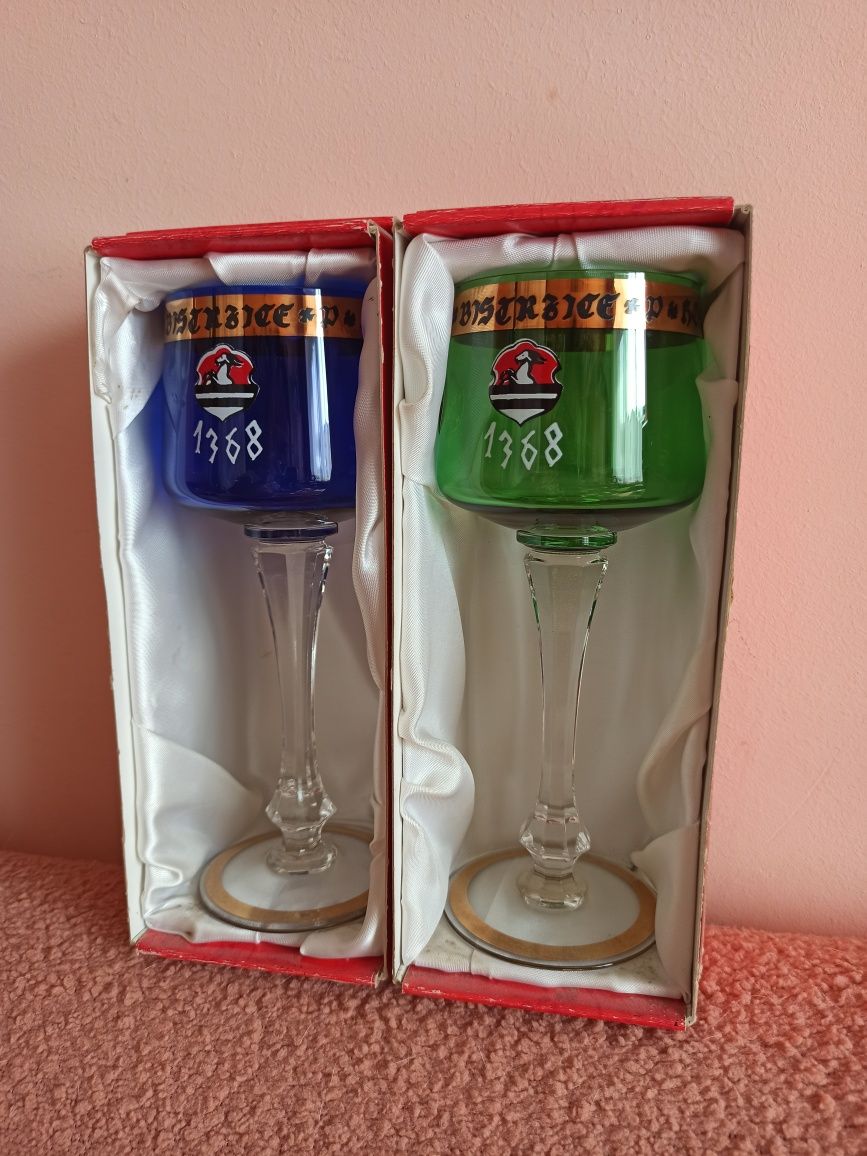 Фужери Бокали святкові стакани Чехословаччина Чехословакия