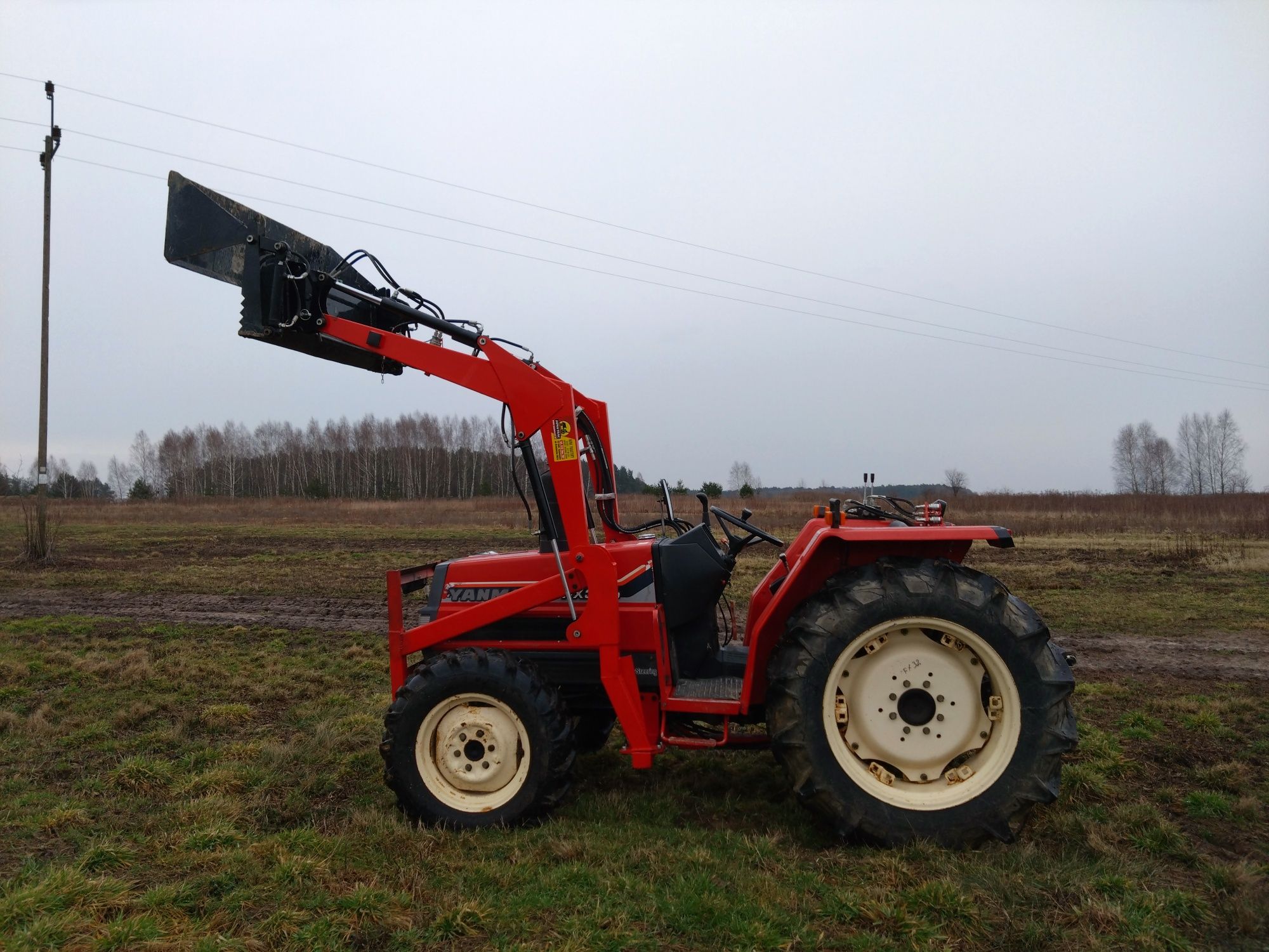 YANMAR FX32D 4x4 doinwestowany traktorek FV VAT zadbany ciągnik