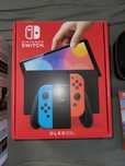 Nintendo Switch OLED (2024) + Ring Fit + Mario Kart 8 + Duże Etui