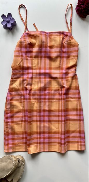 Wakacyjna sukienka  - odryte plecy, H&M 40