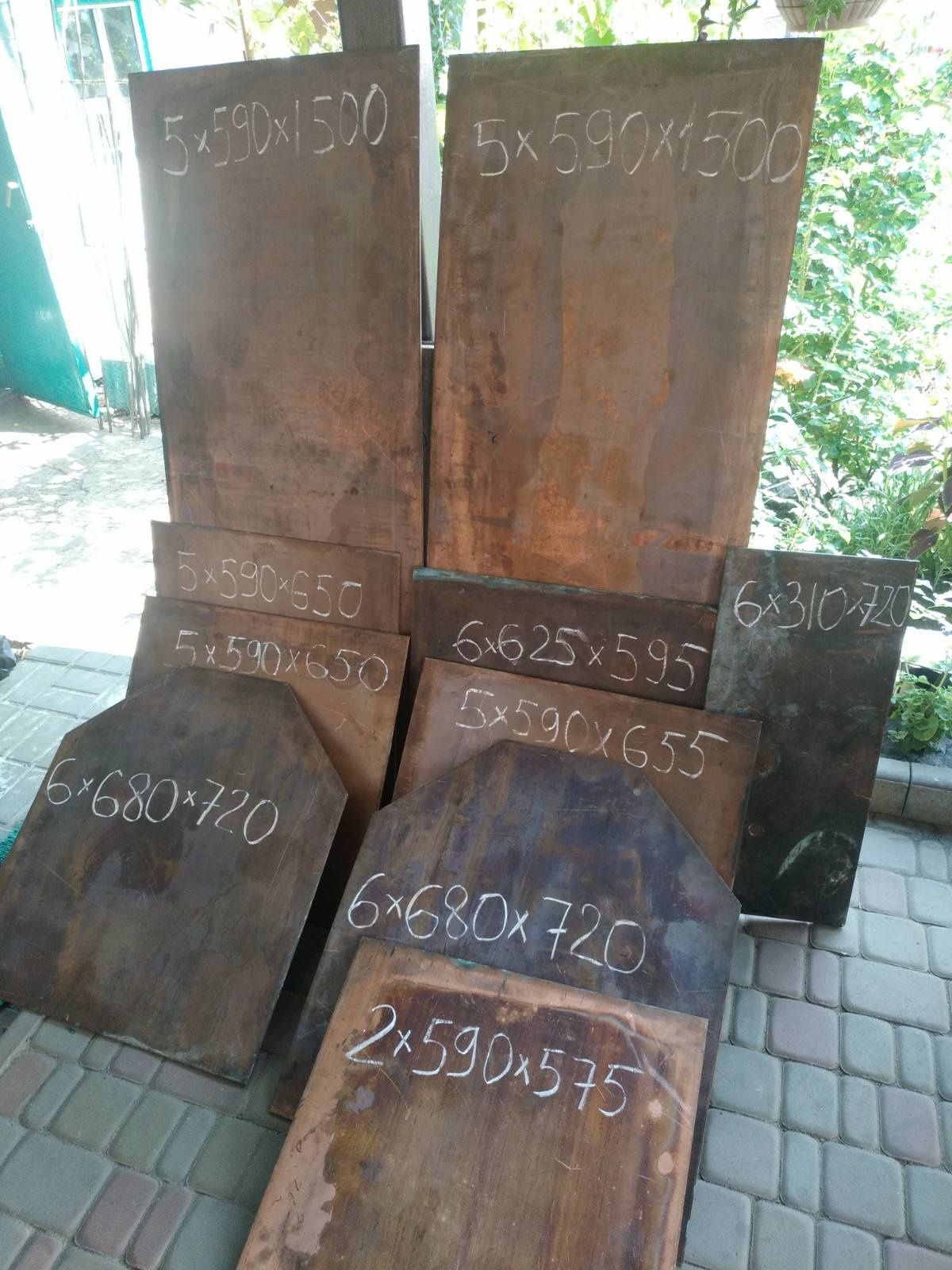 Материал медь шина полоса лист, латунный прут лист