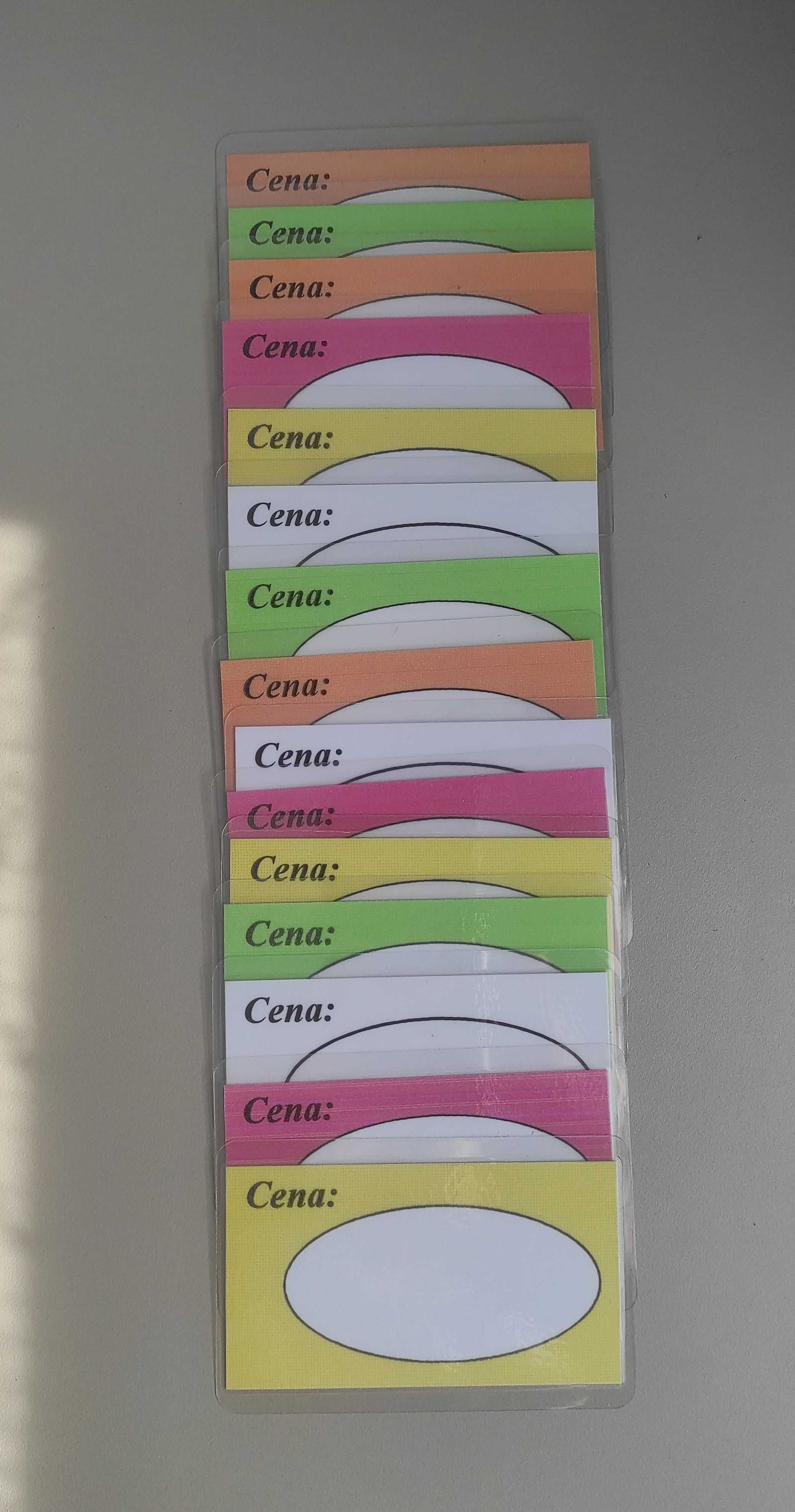 Cenówki laminowane.