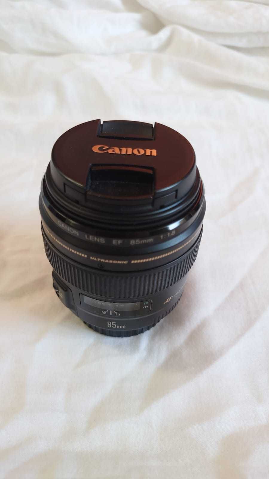 Canon 85mm 1:1.8 Ultrasonic, Made in Japan, stan idealny