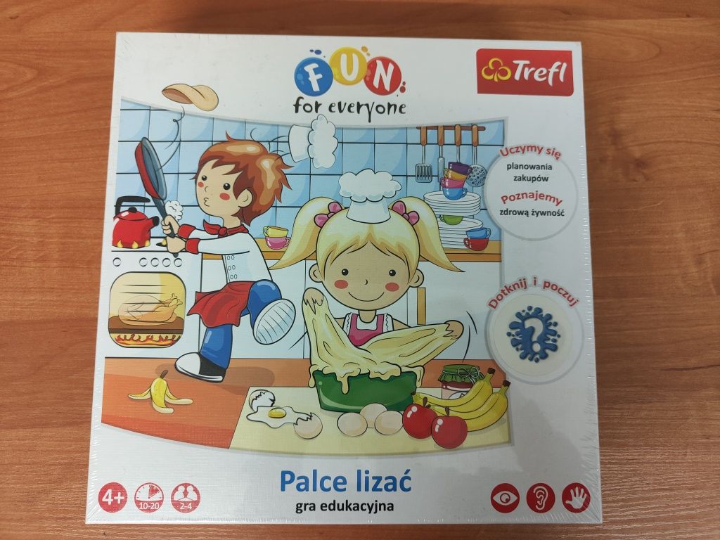 Trefl palce lizać gra edukacyjna