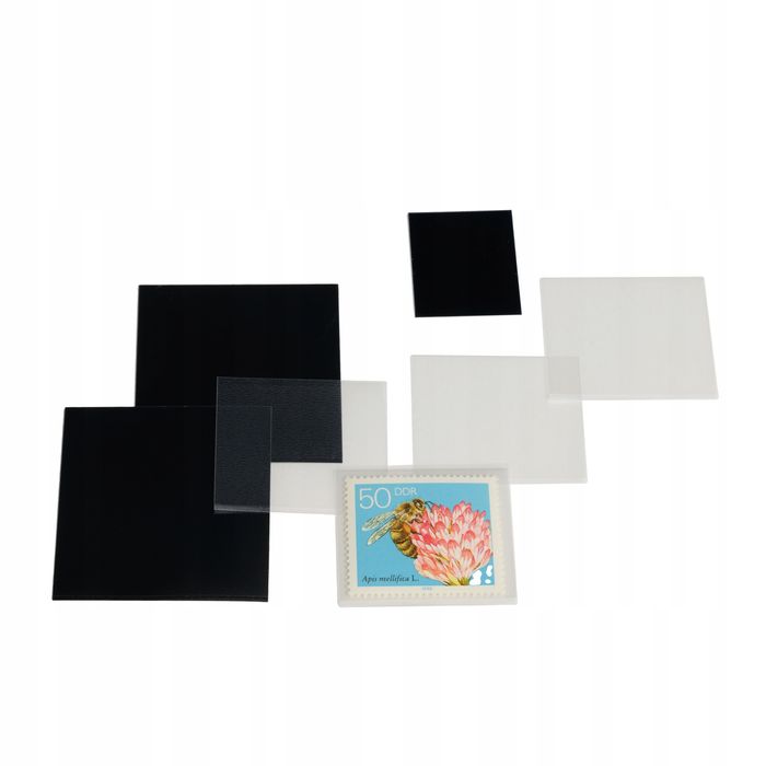 leuchtturm hawidy 33x27,5mm 50 sztuk pre-cut czarne bloki na znaczki