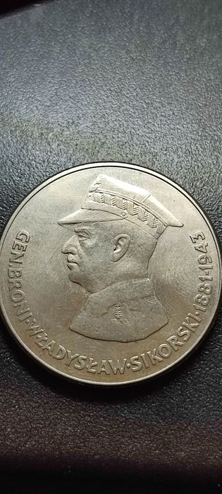 Moneta okolicznościowa 50 Zł gen broni Władysław Sikorski 1981