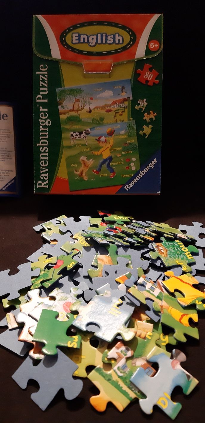 Puzzle do nauki j. angielskiego 80 szt.