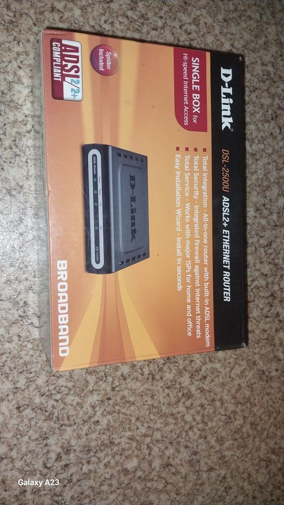 D-Link DSL-2500U роутер