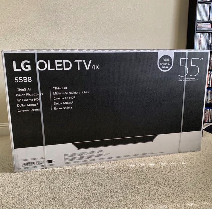 LG Oled B8 55 polegadas - Sem marcas, nem riscos