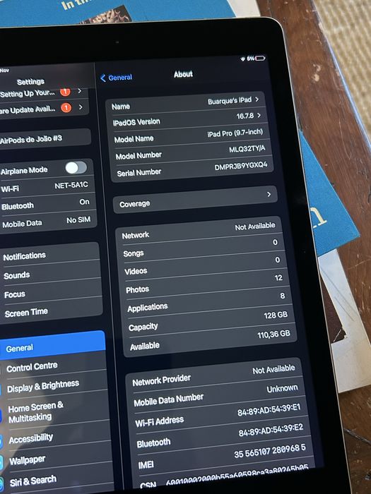 Ipad PRO 9.7” (6°geração)