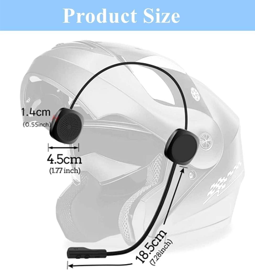 Słuchawki motocyklowe Bluetooth 5.0 +EDR – zestaw do kasku, Nowe z FV