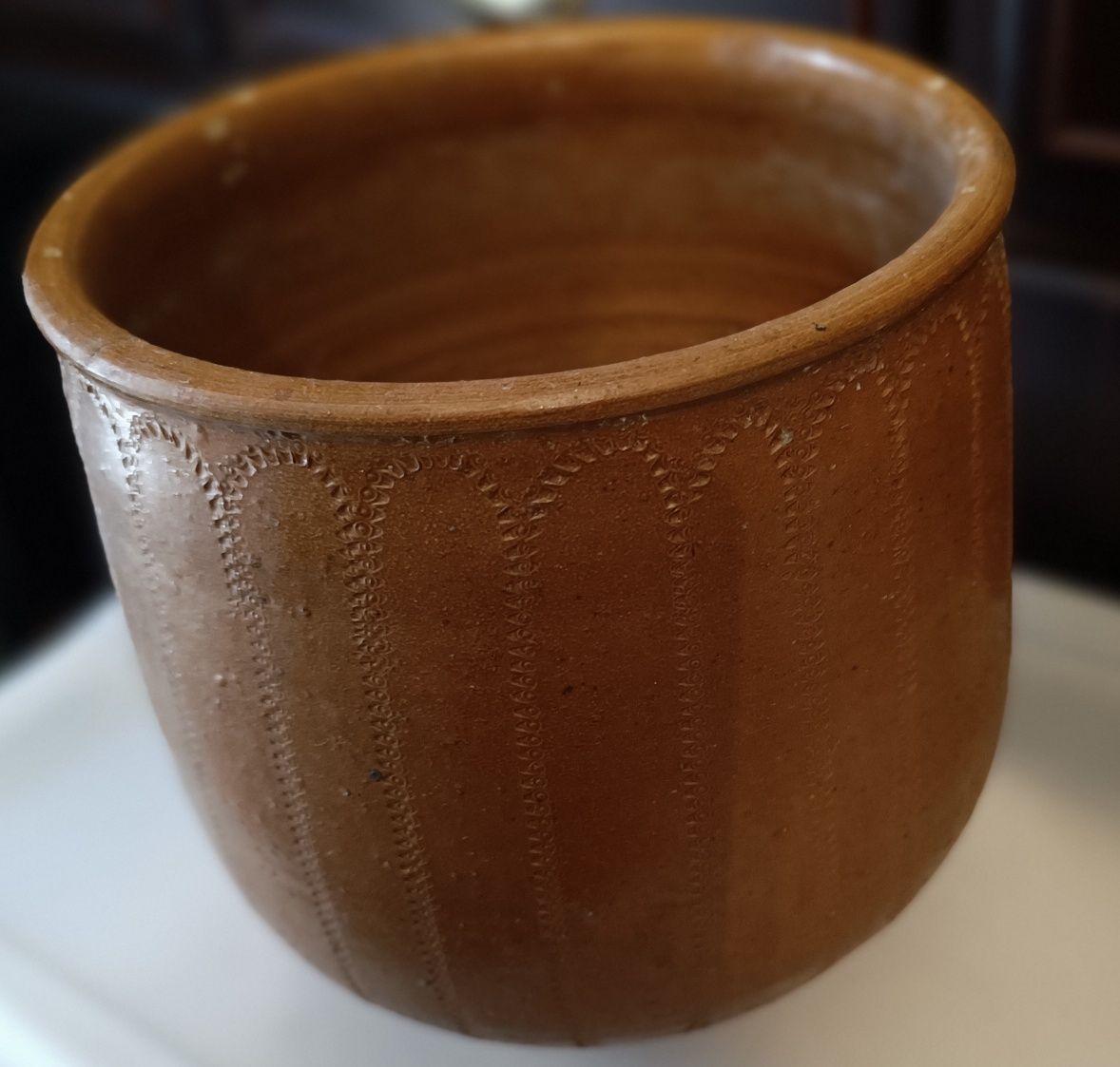 Vaso em grés, grande 23x25