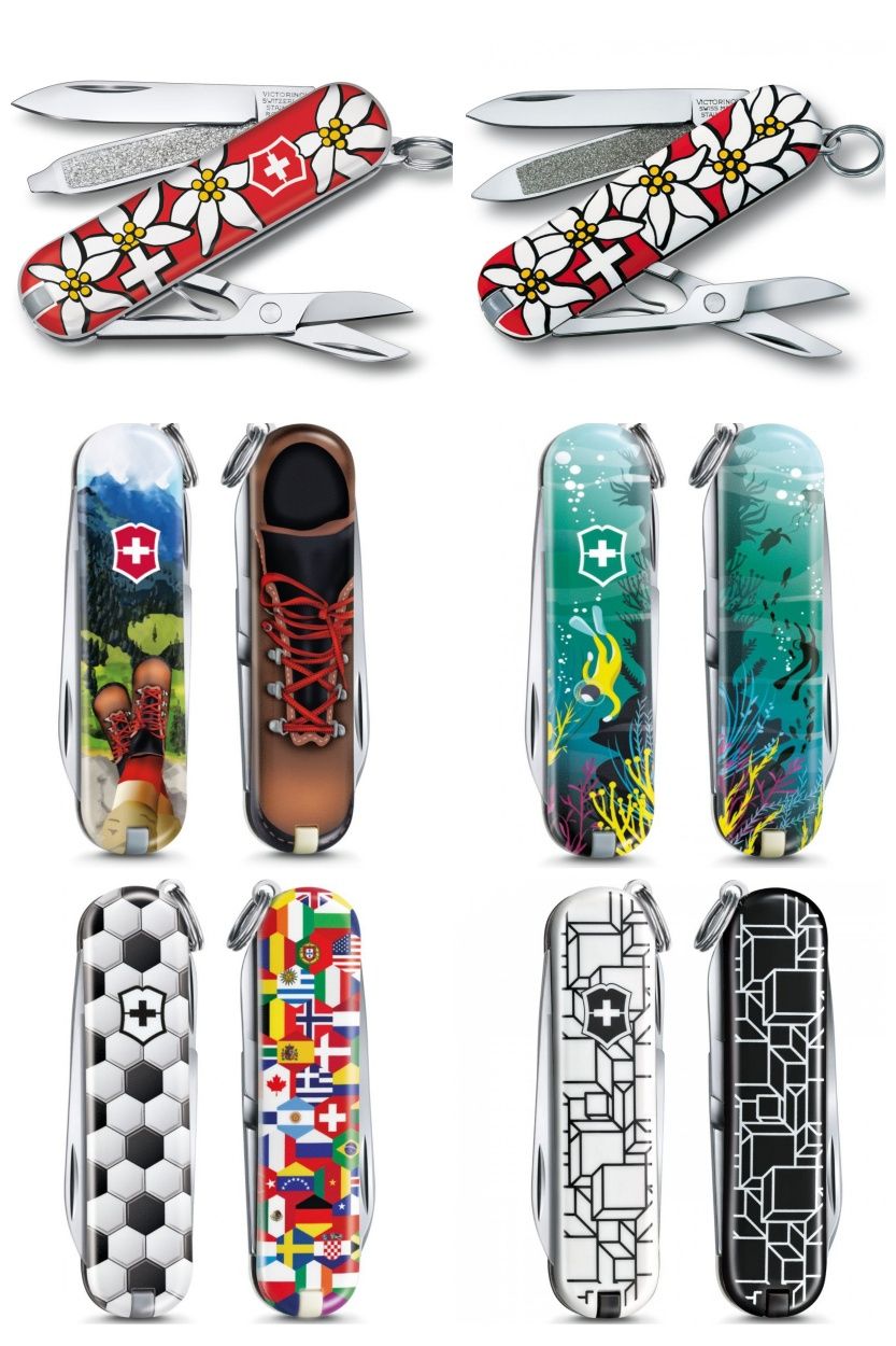 Victorinox Classic SD 58мм Alox Jetsetter Rambler Signatur Wenger