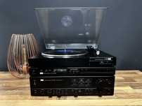 Zestaw Audio Sansui P-D15 , TU-D33X, AU-G33X-gramofon,tuner,wzmacniacz