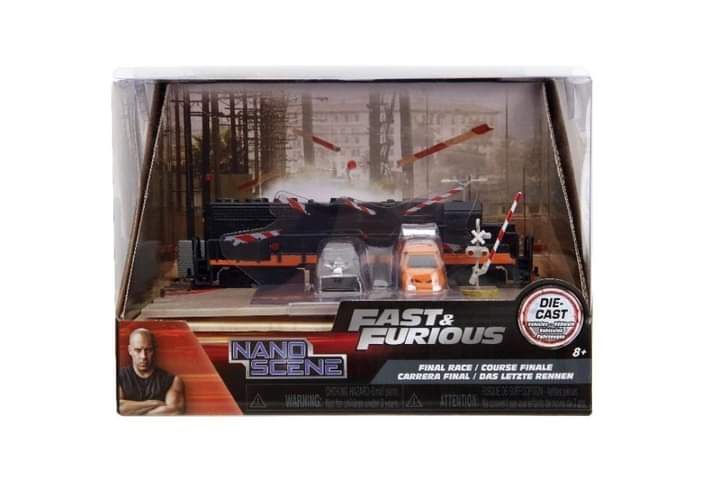 Diorama corrida Toretto vs paul fast & furious