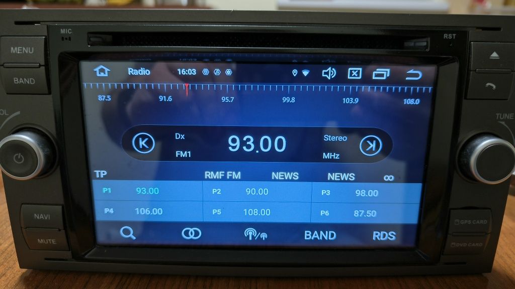 Radio Android do Forda