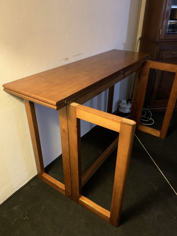 Mesa secretaria em madeira