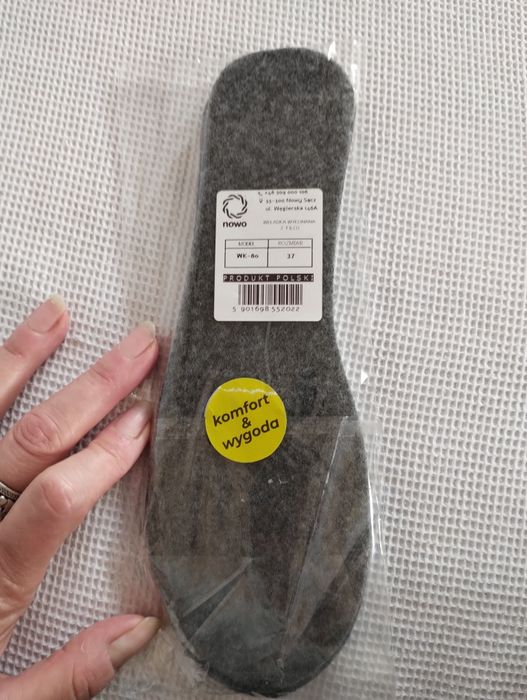 Wkładki filcowe do butów