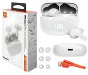 słuchawki bezprzewodowe jbl wave 200 tws white