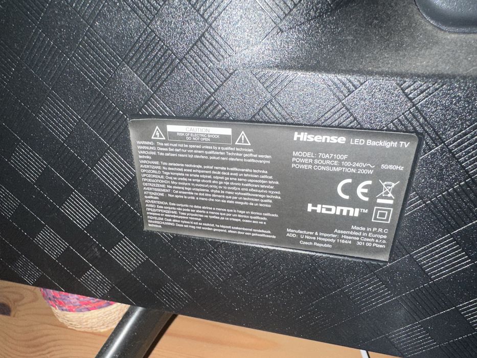 TV Hisense 70A7100F – 70” 4K UHD – Excelente estado