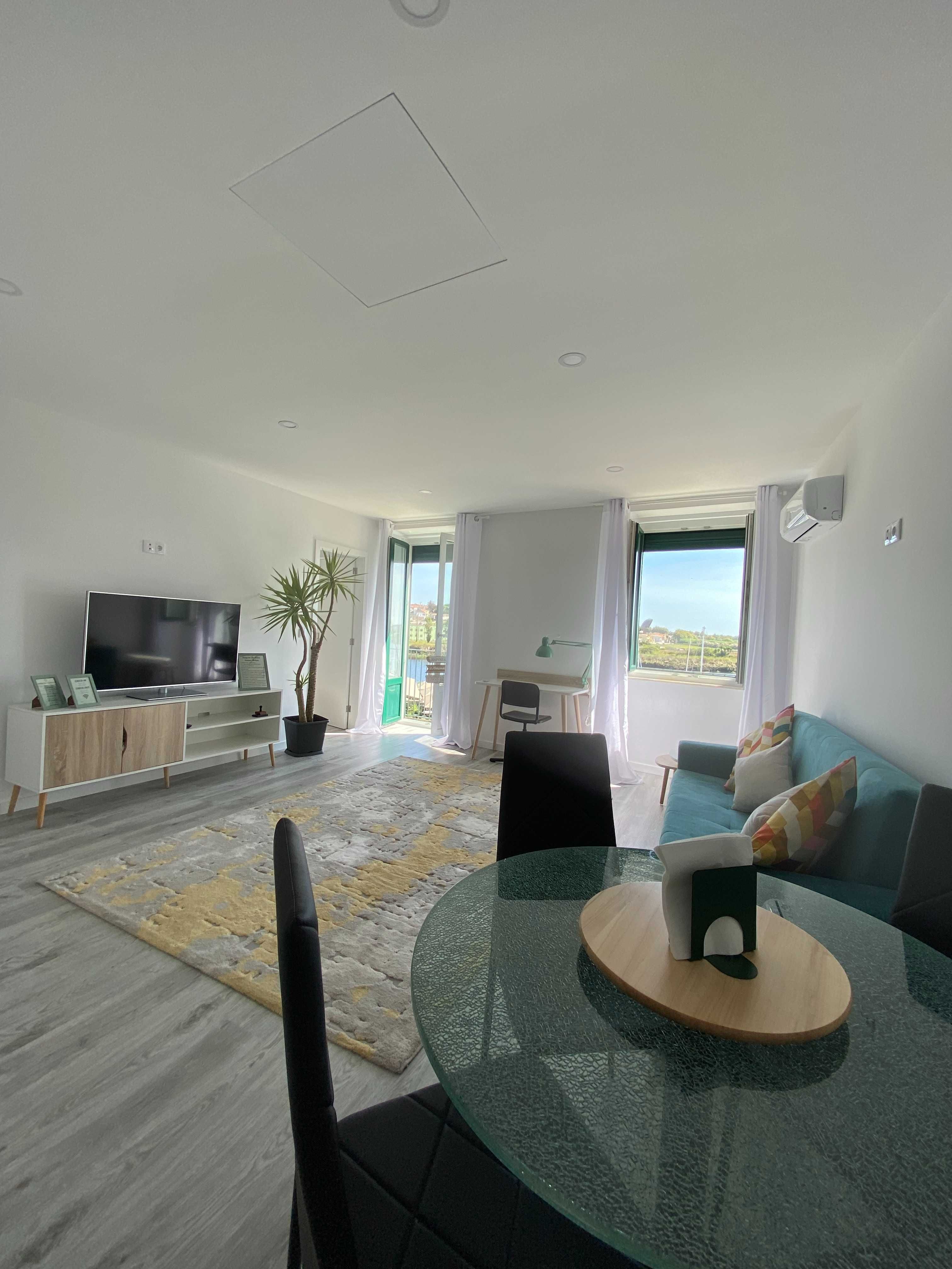 T1 Renovado com Vista Rio – Marina View, Vila do Conde