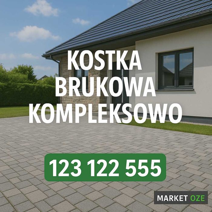 Kostka brukowa – Układanie, obrzeża, schody – Darmowa wycena!