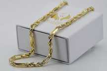 Złoty łańcuszek 14k 585 włoski Corda Figaro cc004y 3mm/45cm Wrocław