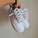 Original 38,39,40,41,42,43,44,45 Nike air force 1 rope laces white