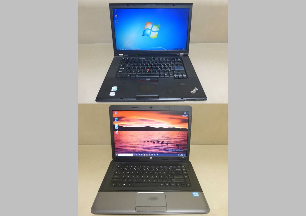Zestaw 2 laptopy: Lenovo T510 Intel Core i5, HP 250 sprawne +zasilacze