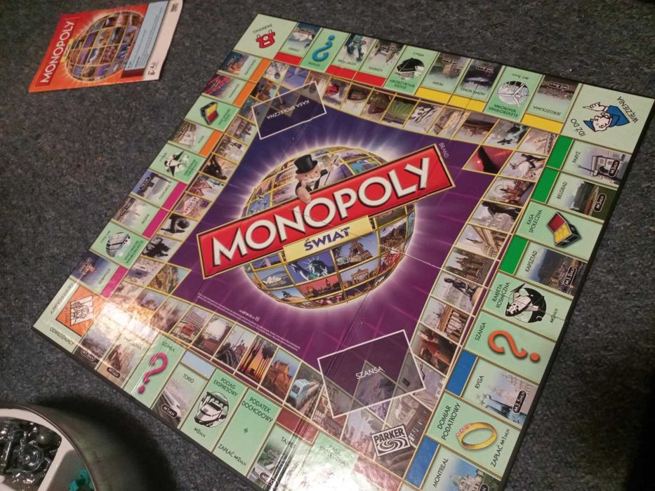 Monopoly świat gra planszowa