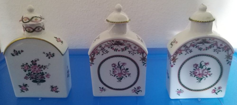 Frascos de chá (porcelana)